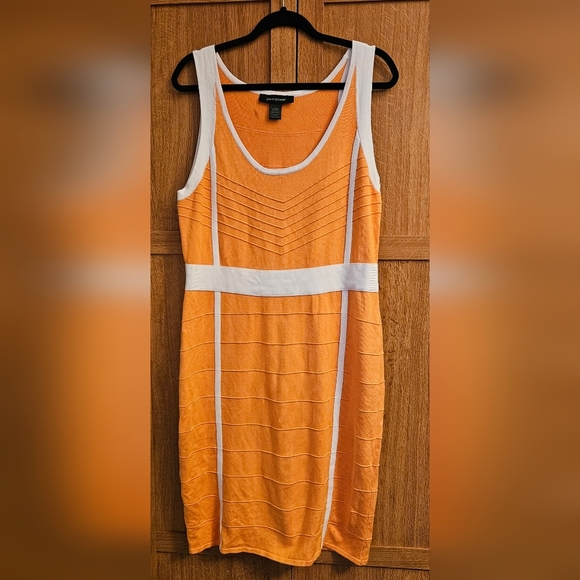 Ashley Stewart Color Block Stretch Sleeveless Bodycon Dress Plus Size 1X - Picture 1 of 3